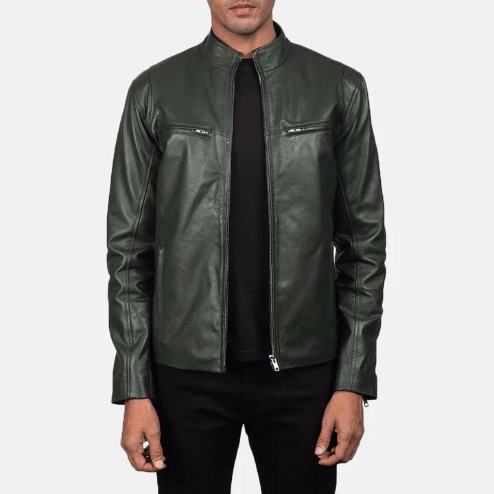 Ionic Black Leather Jacket